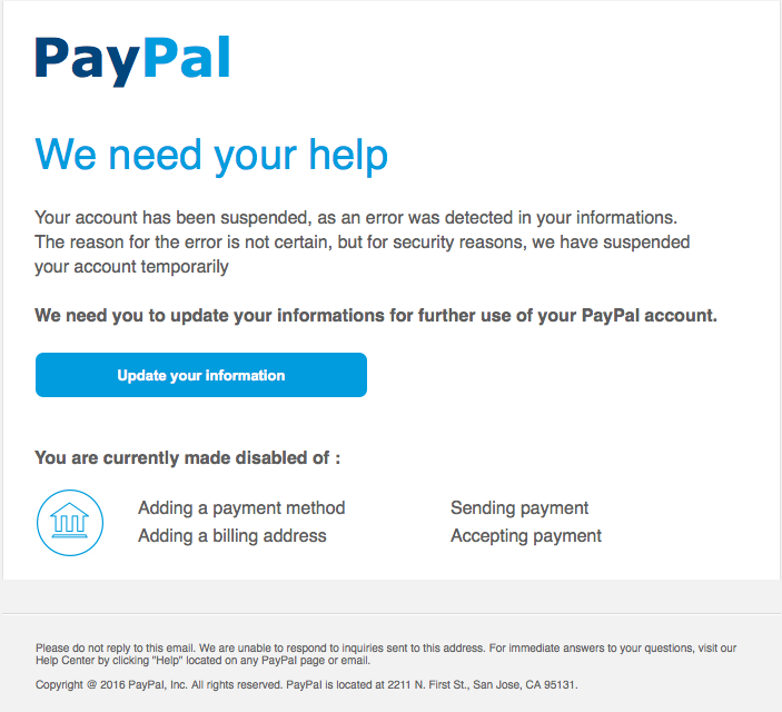 call paypal customer support