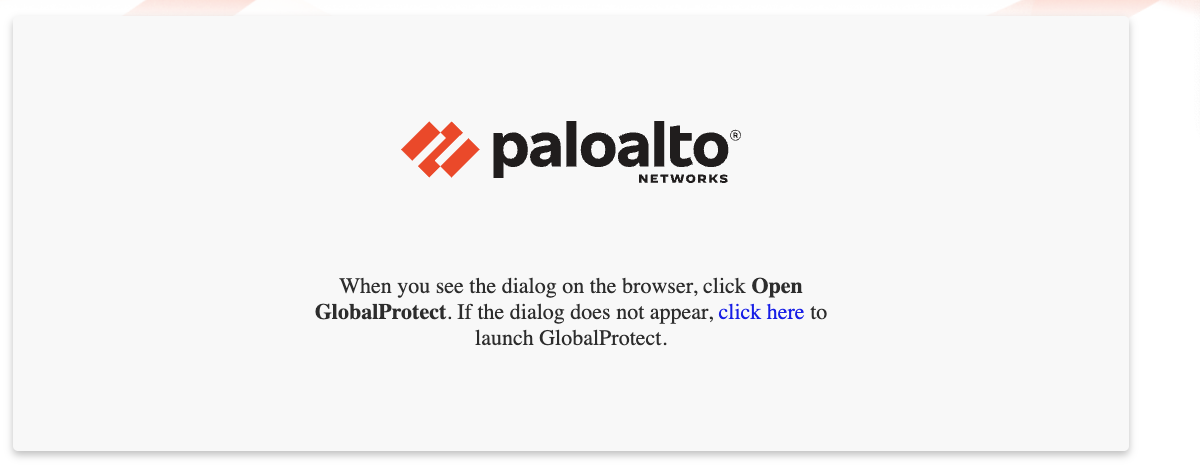 Screen showing paloalto network display 