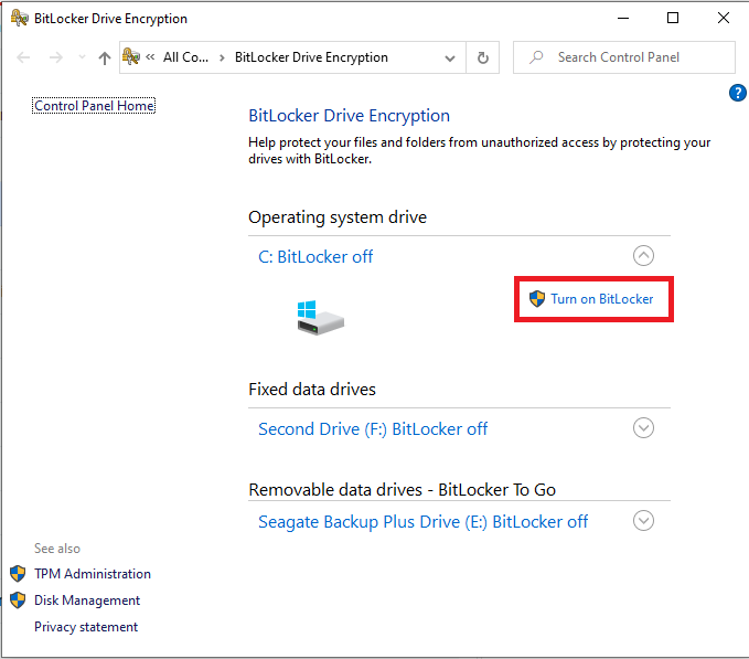 Enabling Full Disk Encryption | Information Security Office
